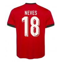 Portugal Ruben Neves #18 Replica Home Shirt Euro 2024 Short Sleeve